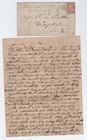 CIVIL WAR LETTER - 28th Wisconsin Vols - Death & March at Little Rock, Arkansas