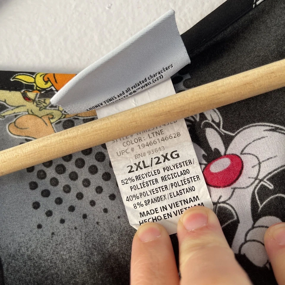 Sylvester the Cat & Tweety Bird Looney Tunes Scrub Top - Image 2 of 4