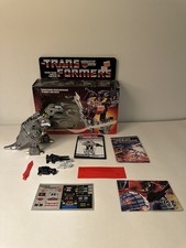 Grimlock - Vintage 1985 G1 Transformers 100  Complete With Box and Sticker Sheet