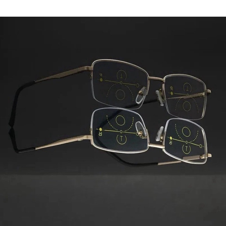 Adjustment Photochromic Multifocal Reading Glasses Men Progressive