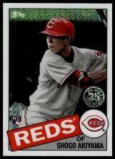 2020 Topps #85TC-2 Shogo Akiyama 1985 Chrome Silver Pack Promo