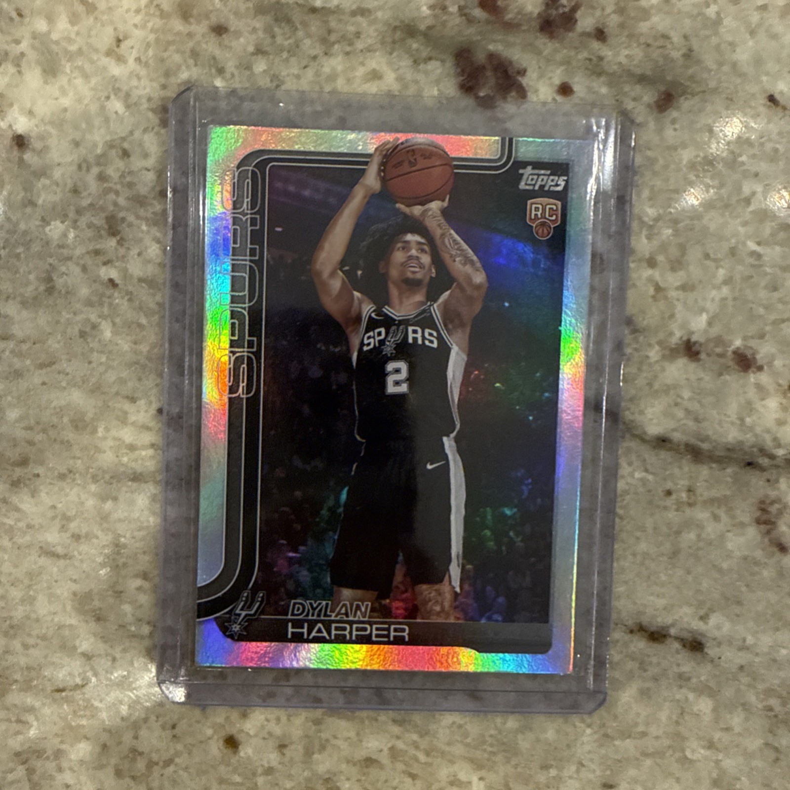 2025-26 Topps Flagship - Dylan Harper RC - Rainbow Foil #202 San Antonio Spurs