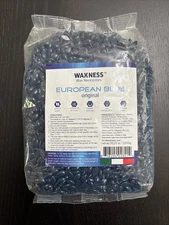 Waxness European Blue Original Professional Hard Wax Beads 2.2 lb/35.27 oz/1000g