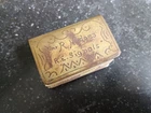 ANTIQUE TRENCH ART BRASS MATCHBOX COVER PIONEER R HODGES R E SIGNALS
