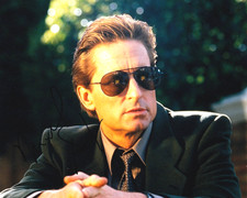 MICHAEL DOUGLAS signed autograph 20x25cm BASIC INSTINCT in person autograph ACOA