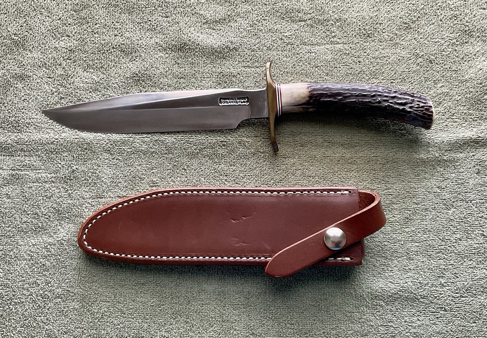 Randall Made Knife Model 1-7” All Purpose Fighting Knife Stag New