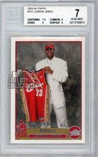 LeBron James 2003-04 Topps Rookie Card #221 BGS 7