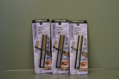 (3) Maybelline Express Brow Gel Mascara, # 257 Medium Brown