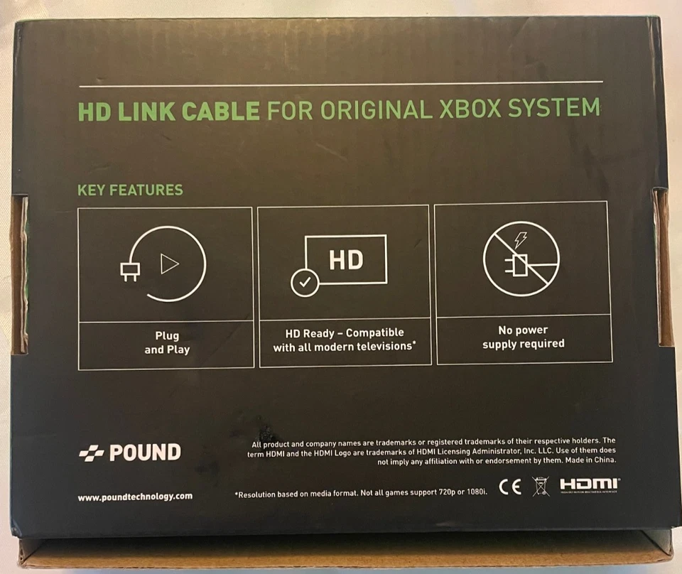 [OFFICIAL] Pound Technology HD Link Cable for the Original Xbox - Image 4 of 4