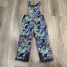 TSLA Snow Pants Bibs Toddler 4T Insulated Winter Multi Color