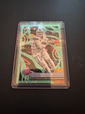 TOPPS 2025 COSMIC CHROME FOOTBALL Josh Allen Aqua Shimmer 35/199