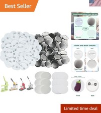 Complete Badge Button Kits - 300 Sets of Metal and Plastic Parts for 25mm Makers