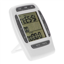 T- Digital Multi Channel 3 Channels LCD Timer Accurate Timing Countdown Clock