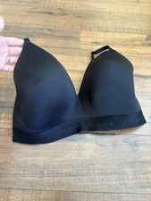 Pink Victorias Secret T Shirt Bra Black Black 38DDD Unlined Comfort NWT