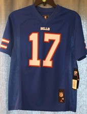 NWT Buffalo Bills Josh Allen 17 Team Apparel NFL Jersey Youth Med 10/12