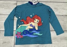 Vintage Little Mermaid Ariel Disney Store Shirt Youth Rare Longsleeve Shirt new