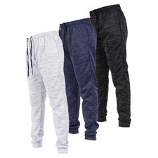 Ultra Performance 3 Pack Mens Joggers Mens Athletic Sweatpants with Pockets f...