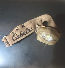 Cabela's By Princeton Tec LED Headlamp 450 Lumens AAA Batteries Tan Works