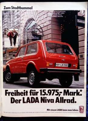 Lada Niva AWD, original advertising from 1980