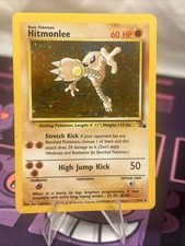 Pokemon Cards: Fossil Holo: Hitmonlee 7/62