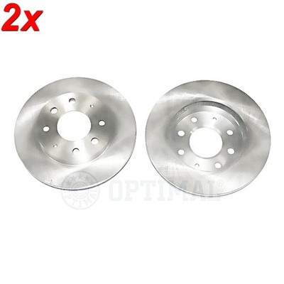 OPTIMAL 2x vorne Bremsscheibe Für HYUNDAI Santamo KIA MITSUBISHI 91-04 MB668886