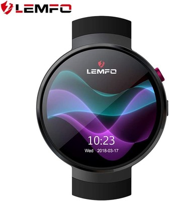 LEMFO LEM7 - Android 7.0 4G LTE Smartwatch, Uhr Telefon MT6737 16GB ROM, Schwarz
