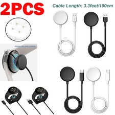 2PCS For Google Pixel Watch 2nd Wireless Magnetic Charger 3.3ft Type C USB  