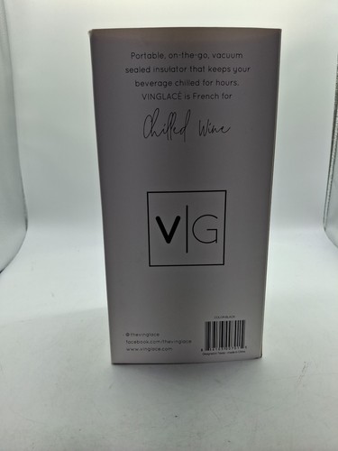 Vinglacé Refrigeratore per Bottiglie di Vino - Isolatore Champagne Portatile - Acciaio Inox con... - Foto 7 di 7