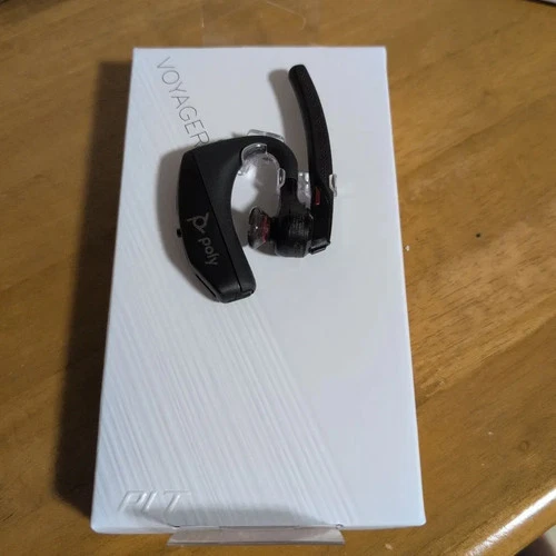 PLANTRONICS Poly Voyager 5200 Bluetooth Headset 4-Mic Noise Cancelling DSP - Picture 4 of 7