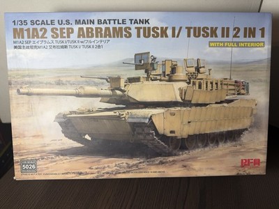 RFM MODELS 1/35 M1A2 SEP ABRAMS TUSK I OR II (FULL INTERIOR) KIT 5026