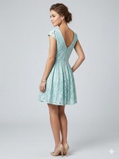 Vintage dELiAs Pastel Blue Floral Lace Skater Dress Coquette Y2K size 0