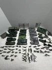 Vintage Marx WWII Battleground Army Lot 80+pc Tanks Jeeps Half-Tracks Soldiers
