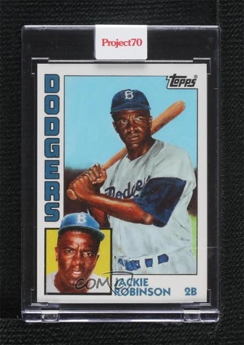 2021 Topps Project 70 Online Exclusive /4147 Jackie Robinson Jonas Never HOF