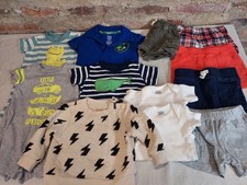 Child Of Mine Carters Baby Boys Clothes Lot 3-6 Months Romper Bodysuits Shorts
