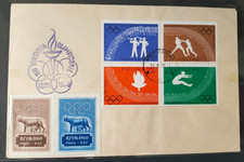 POLAND / POLSKA 1960 RZYM OLYMPICS COVER (F)