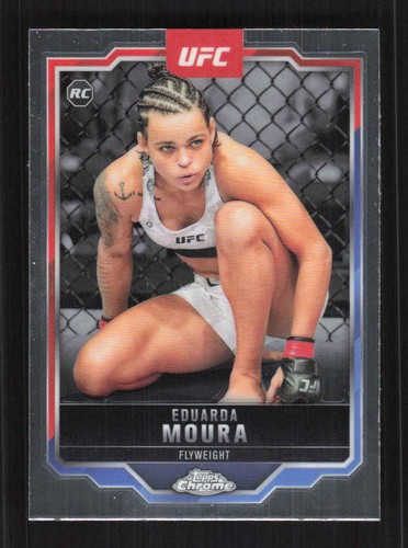 Eduarda Moura 2025 Topps Chrome UFC Rookie #24 - Picture 1 of 3