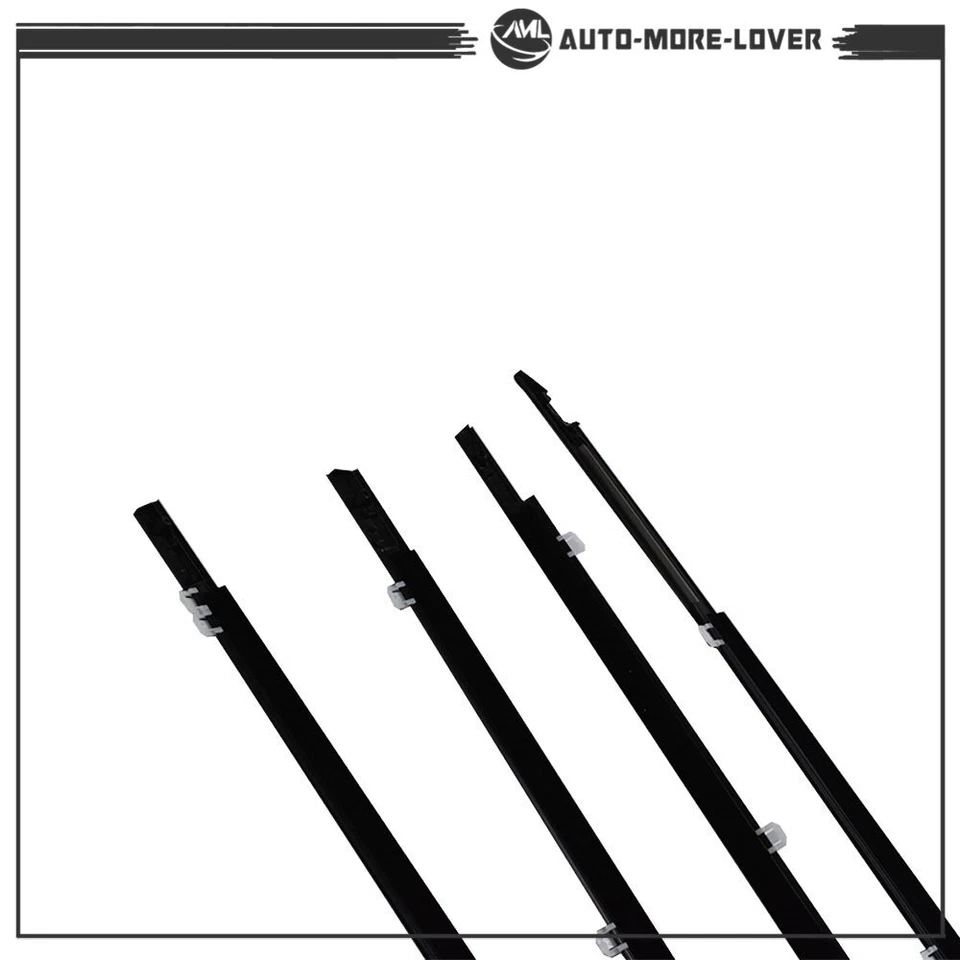 Cinturón de sellado de moldura de ventana exterior tira climática para Honda Accord 2008-2012 Foto 4 de 4