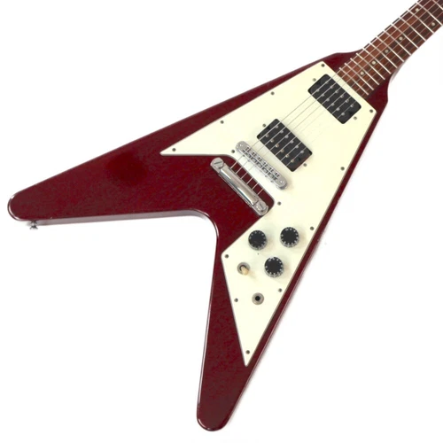 Gibson Flying V 67 Reissue Used 1991 Mahogany body Cherry w/Hard case