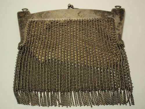 Lot 3 German Silver Mesh Purses *As-Is, DAMAGED* - Picture 4 of 12
