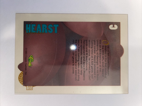 Garrison Hearst 1 of 66,000 Classic Collection SC111 - Picture 3 of 3