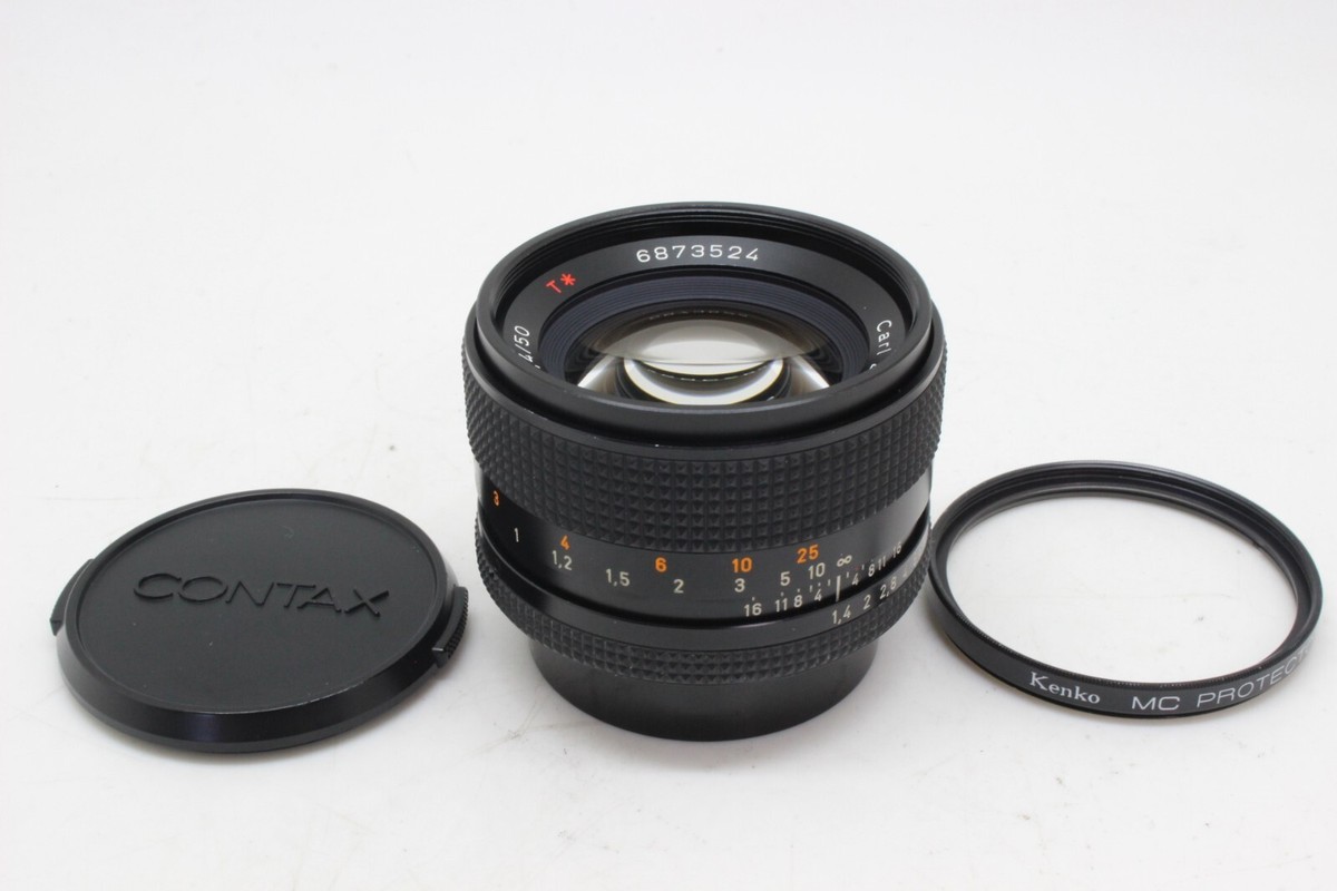 MINT 】 CONTAX Carl Zeiss Planar 50mm F1.4 T* MMJ MF MINT 】 CONTAX Carl Zeiss Planar 50mm F1.4 T* MMJ MF
