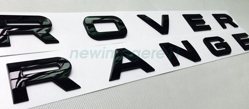 2 SET LETTERING FOR RANGE ROVER L405 SPORT EVOQUE P322 BONNET FRONT REAR BADGE - Picture 5 of 6