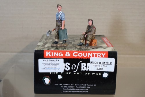KING & COUNTRY FOB068 FIELDS of BATTLE WWII BRITISH SAPPERS at WORK om