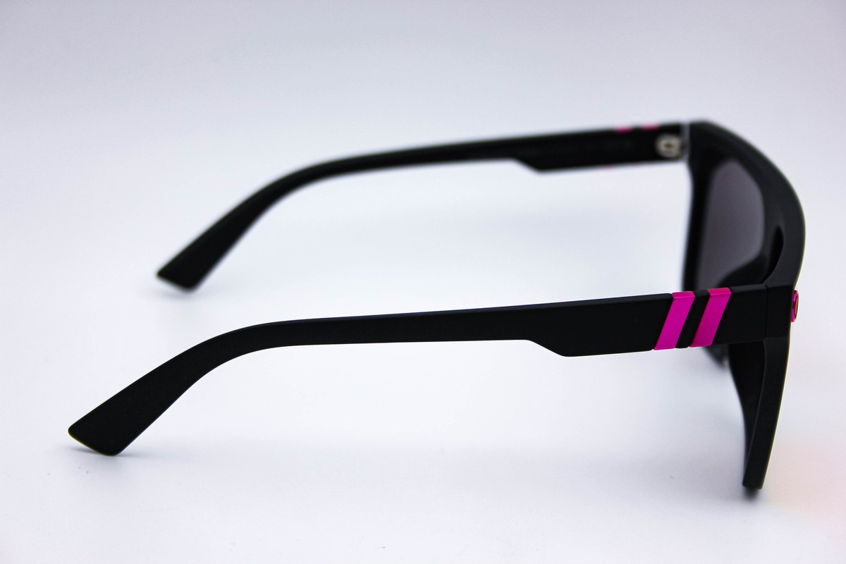 Blenders Scifi Midnight Emma Frame Polarized Hot Pink Mirror Shield Sunglasses Blenders Scifi Midnight Emma Black Pink Polarized Sunglasses  main image 2