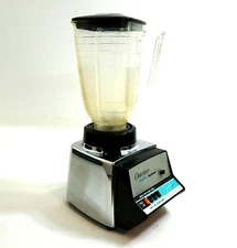 Vintage OSTERIZER Eight Speed Chrome Blender Model 497 ~ Runs nice and smooth!!