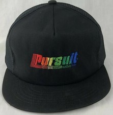 Pursuit Herbicide SnapBack Trucker Mesh Hat Cap Swingster Rainbow Black Vintage