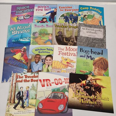 Grade 2 Rigby, Level M - Lot of 15 - Leveled Readers Guided Reading Books HMH ~
