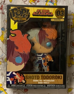 FUNKO POP PIN 4â My Hero Academia SERIES #03 SHOTO TODOROKI | eBay