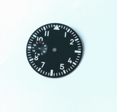 パタパタ　時計　マルマン 39mm Watch parts dial & Hand luminous Suitable for eta6497 / 8498