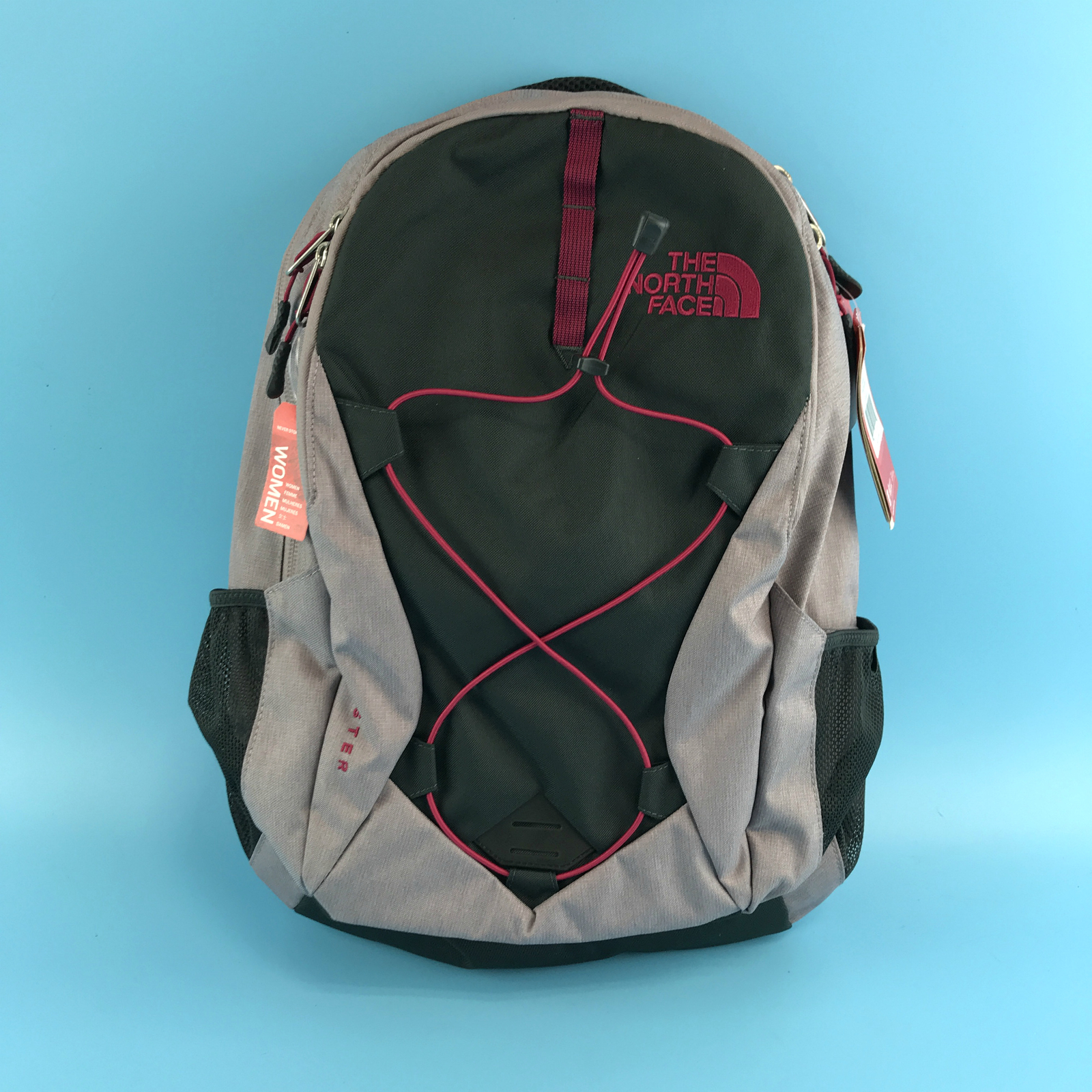 The North Face Jester Womens Backpack Quail Grey Pink For Sale Online Ebay